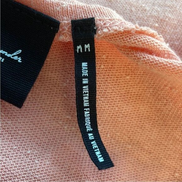 UO Out From Under Callie Rose Draped Textured Surplice Long Sleeve Shirt. Size M - Picture 10 of 15